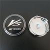 4 шт., 60 мм, колпаки ступицы для центра колеса VS W Work, универсальные диски, пылезащитный чехол, колпаки, эмблема автомобиля