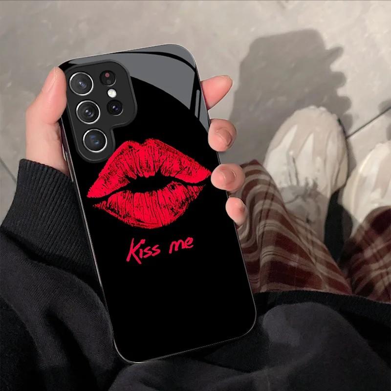Роскошный ретро-цветочный стеклянный чехол для телефона Samsung A37 A57 A07 A26 A36 A56 A16 A06 A55 A35 A14 A34 A54 A24 A25 A15 A34 A54 4G 5G