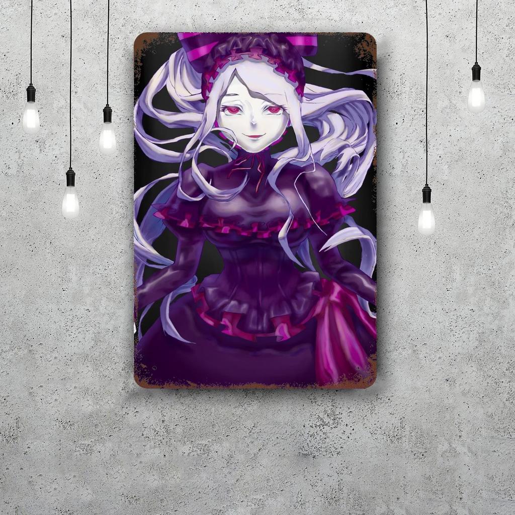 Shalltear bloodfallen Декор Винтажные Металлические Знаки Жестяные Знаки Постер Капитана Декор для Бара Паба Клуба Мужской Пещеры Настенный Декор