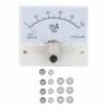 85C1 DC 0 100MA Pointer DC Ammeter Current Panel Meter Gauge Measuring Instrument