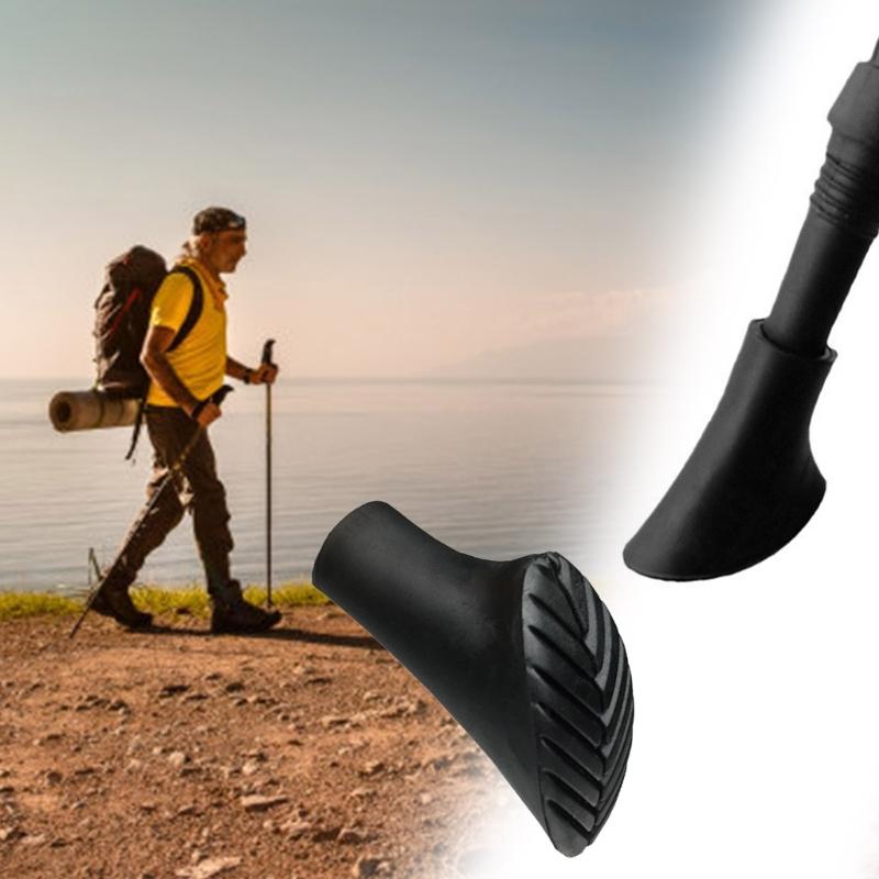 Trekking Poles Cane Tip Protector Walking Stick Pad Buffers Trekking Poles Tip Replacement Feet for Walkers Enduring