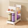 Wheeled Yoga Mat Accessory Workout Equipment Storage Modern Abdominal Yoga Mat Fits and Foam Rollers Holder, Organizer, Rack, Dumbbells, Kettlebells,