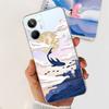Чехол для Realme 10 RMX3630 Задняя крышка Милый мультяшный панда Тонкий мягкий прозрачный силиконовый чехол для телефона Для Realme 10 Pro Plus RMX3687 Capa