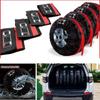 Universal Car Spare Tire Cover Case Polyester Auto Wheel Tires Storage Bags Vehicle Tyre Accessories Dust-proof Wheel Protector
