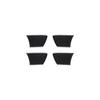 4x Carbon Fiber Interior Door Handle Bowl Cover Trim For Toyota Hilux 2015-