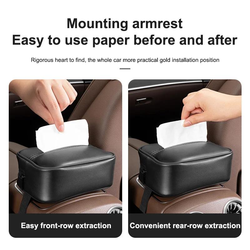 Автомобильная коробка для салфеток, креативная автомобильная коробка для салфеток, универсальная подвесная сумка для сиденья, высококачественная сумка для салфеток, коллекция принадлежностей для салона автомобиля