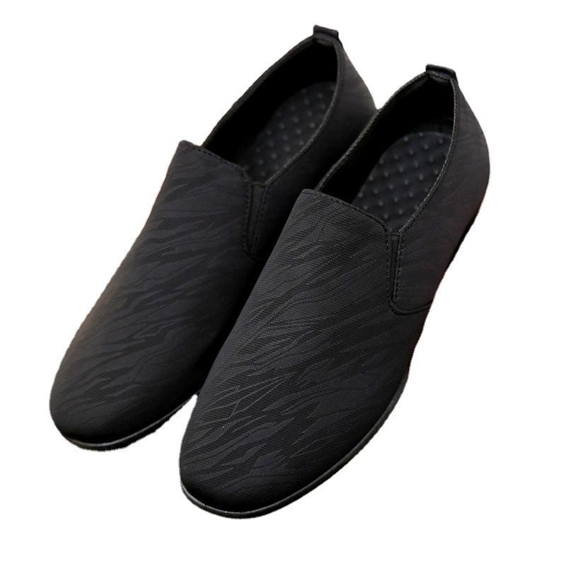 Весенние новые парусиновые туфли Doudou, ленивые туфли на одной педали, универсальная повседневная трендовая обувь, обувь для светского парня, мужские туфли для вождения