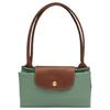 Longchamp Сумка-тоут Le Pliage с логотипом, нейлон, средняя, женская, цвет «Лазурный», 2605089P99