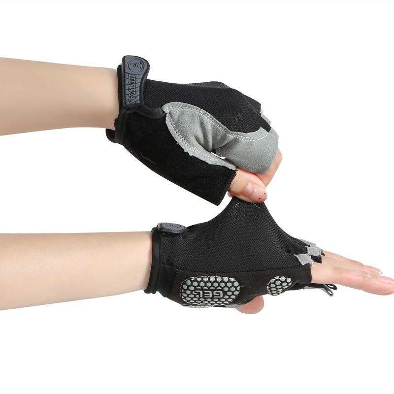 Breathable Non-Slip Half-Finger Cycling Gloves for Men & Women - Wear-Resistant, Sun Protection, Fitness & Outdoor Sports