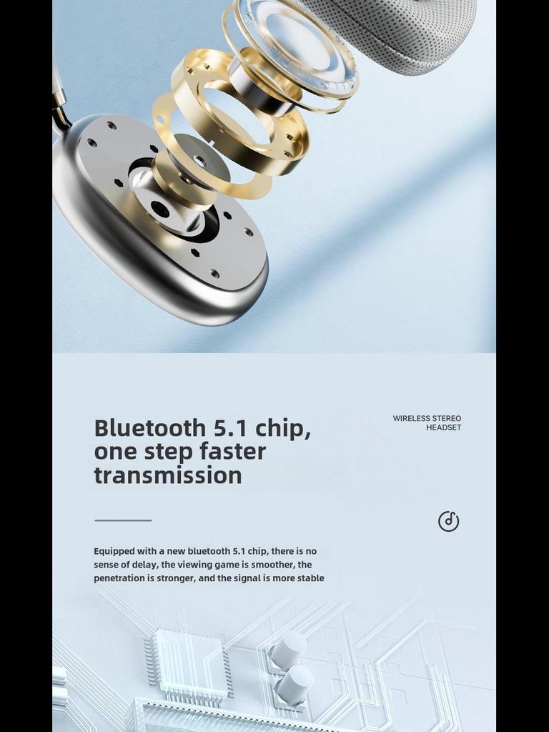 Беспроводная Bluetooth-гарнитура P9 Pro Max с функцией шумоподавления