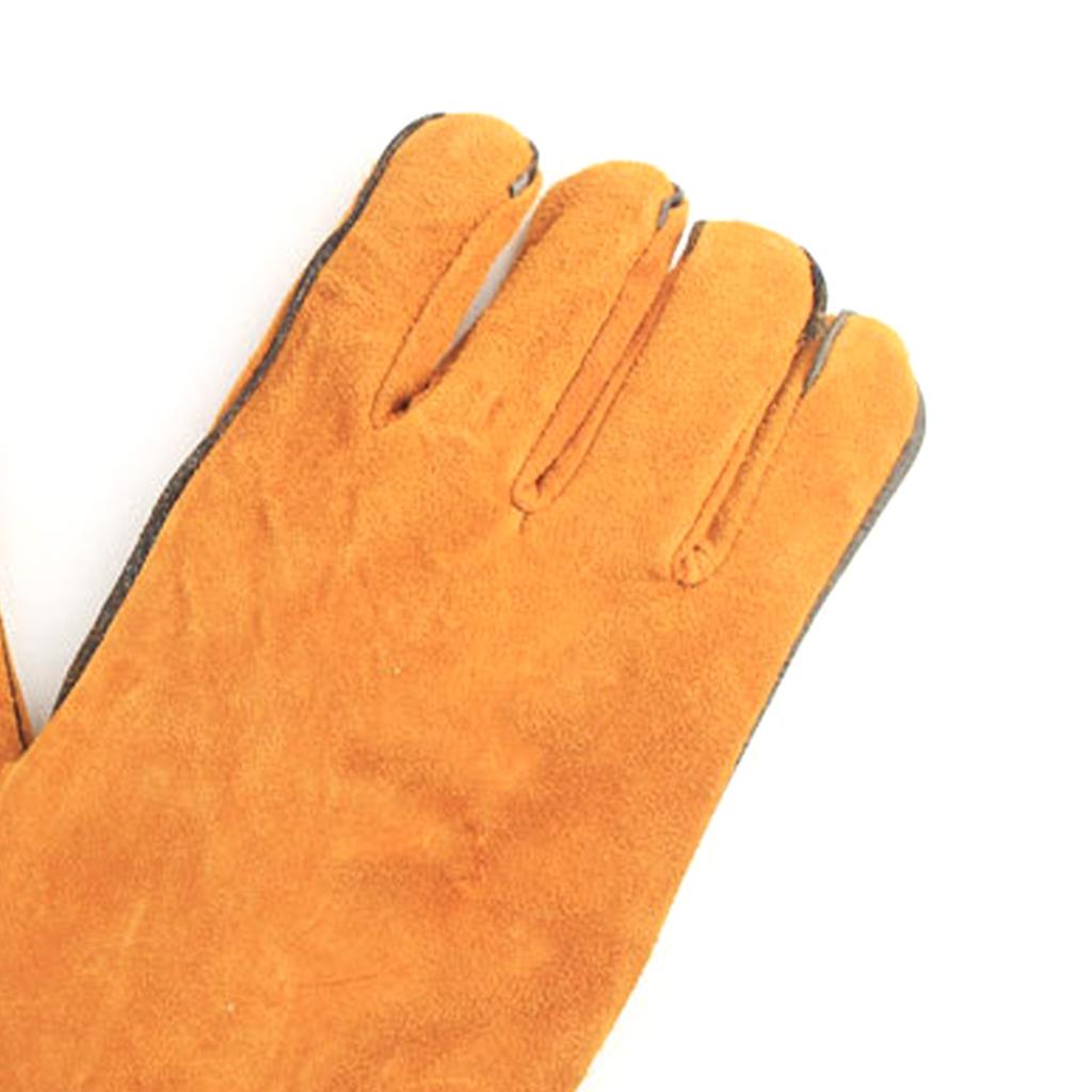 Forge Welding Gloves Cattlehide Thickened Prevents Scald Heat Fire Resistance Welder Gloves for