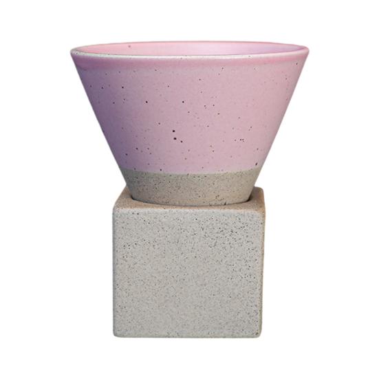 200 мл керамическая воронка для кофе с основанием, термостойкая кружка ручной работы в японском стиле для латте, капучино, чая, эспрессо, коническая кружка, подарок на день рождения