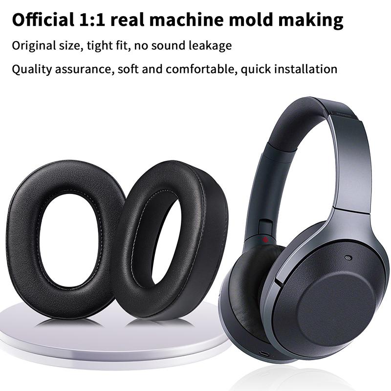 Прочные Амбушюры для Наушников MDR1000X WH1000XM2 Замена Мягкие Поролоновые Подушечки Улучшенный Звук для Пассажиров и Студентов