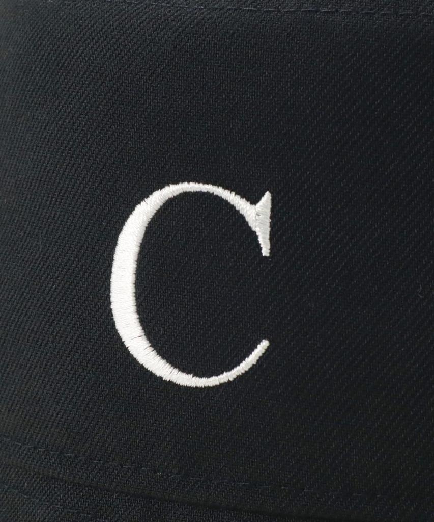 New Era BUCKET01 SB CALNAMUR BLK Bucket Collaboration with Fujita Hat, Sunshade, Nicole, Black, M/L