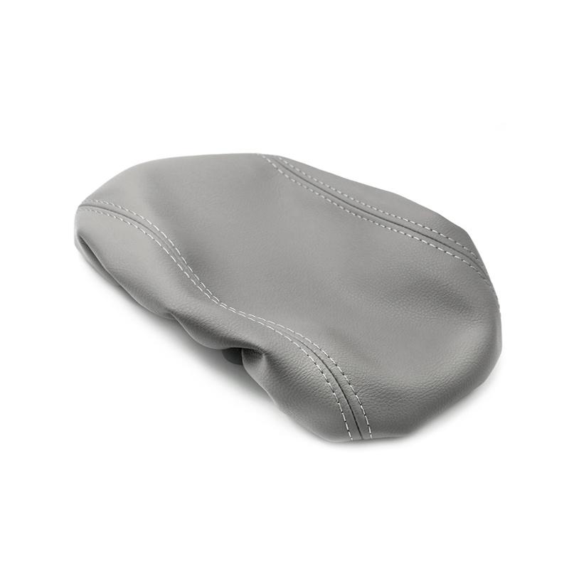 Only LHD Car Microfiber Leather Center Console Lid Armrest Box Cover Trim For BMW X1 F48 2016 2017 2018 Elastic Band