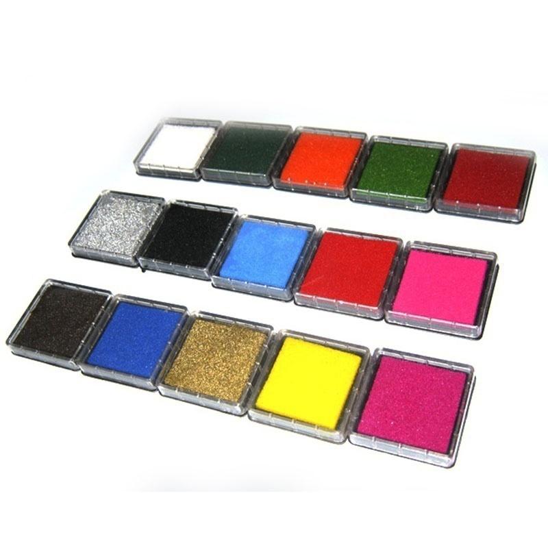 1 шт. Новый цвет Прочный DIY Крафт Чернильная подушечка на масляной основе Отпечаток Для штампов Резина Бумага Дерево