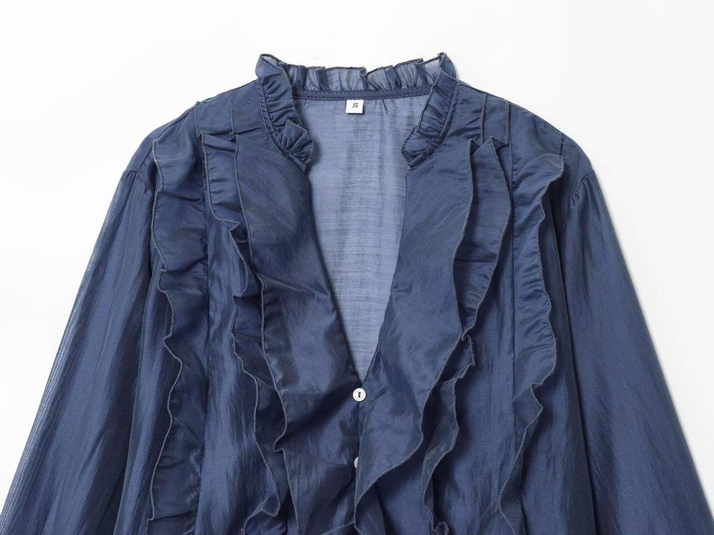 Женская высококачественная кружевная многослойная блузка - Стиль "Маленький аромат"