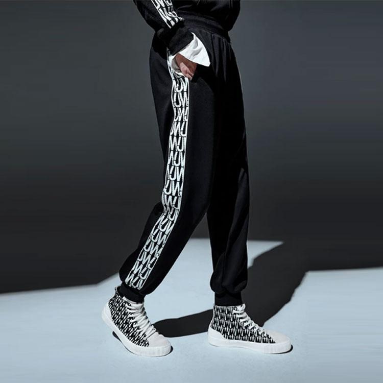 Li Ning x JASON WU, Трикотажные спортивные штаны Унисекс Черный AKLRG09-1