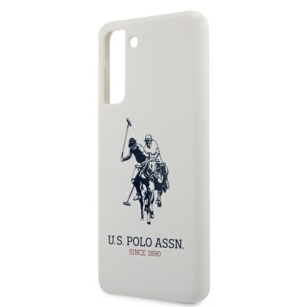 Etui do Samsung Galaxy S21 US Polo Silicone Logo Białe