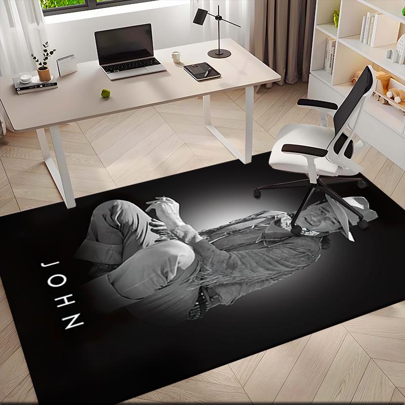 1pc John Wayne Carpet Rug for Living Room Bedroom Home Sofa Decoration,Kids play Non-slip Floor Mat