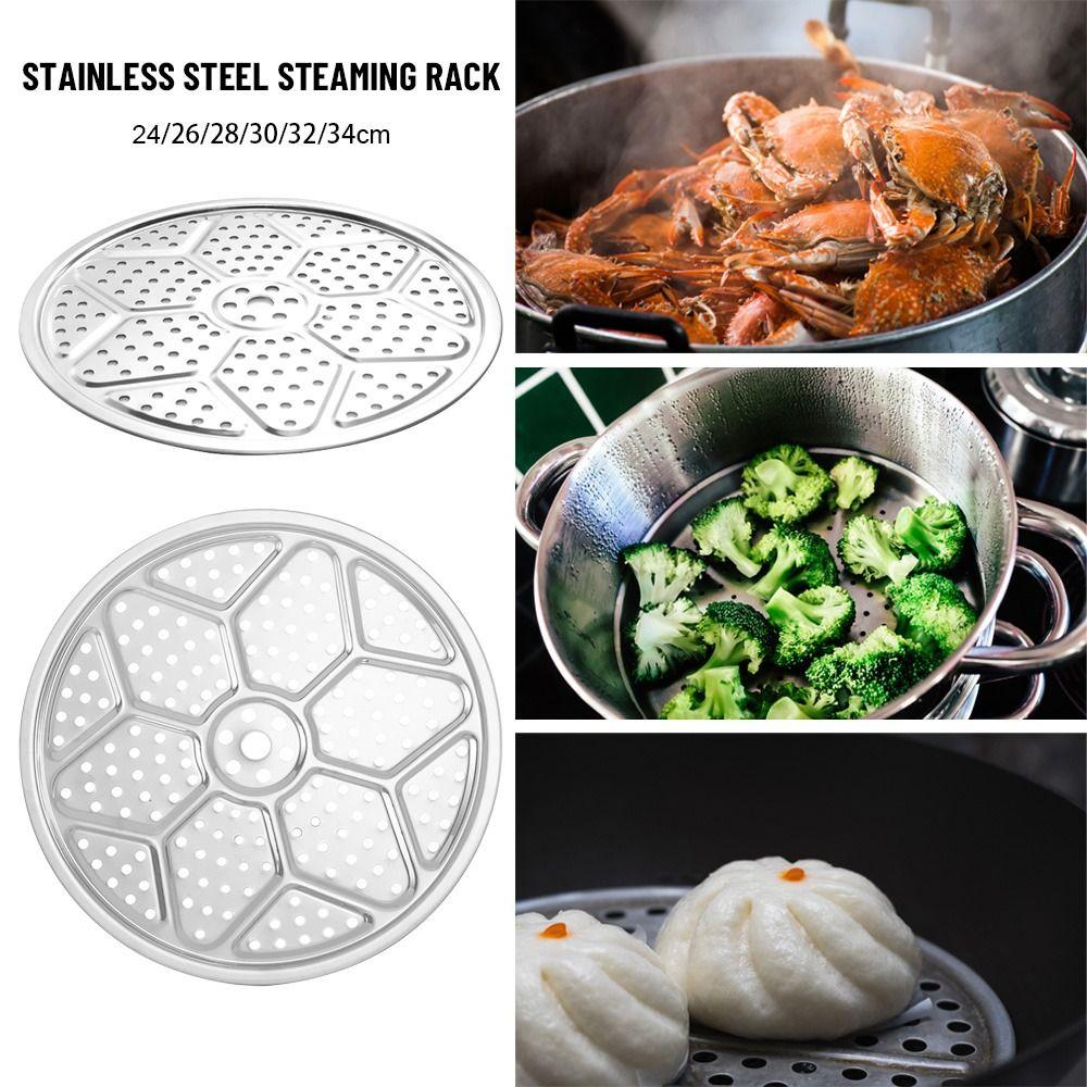 Steel Kitchen Accessories Pressure Cooker Steamer Shelf Steamer Rack Pot Steaming Cookware