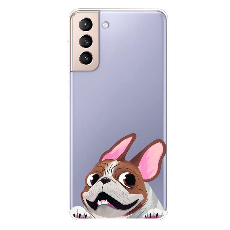 Чехол для Samsung S21 FE ТПУ Силиконовый Мягкий Прозрачный Чехол для Samsung Galaxy S 21 / S21 Plus 5G Обложка S21 Ultra FE Прозрачный Чехол