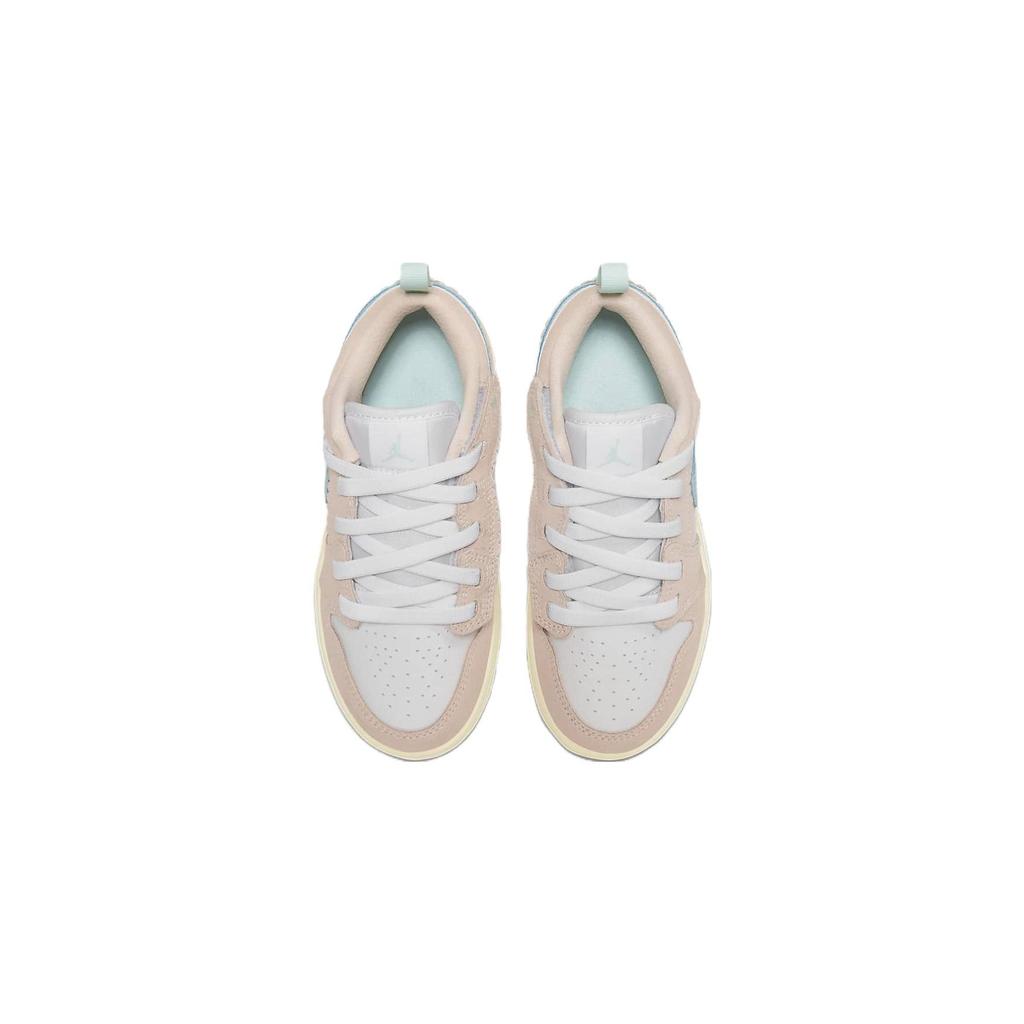 Детские кроссовки Air Jordan 1 Low ALT SE PS Scalloped Edge Pink Guava-Ice Jade-Ice DZ6961-800