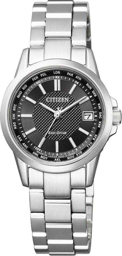 Watch Citizen Collection Radio Direct Flight Hand Display Pair Model Silver [Citizen] Eco-Drive EC1130-55E