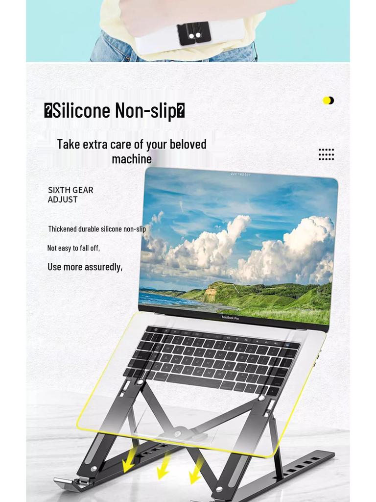 Складная подставка для ноутбука из алюминиевого сплава с теплоотводом