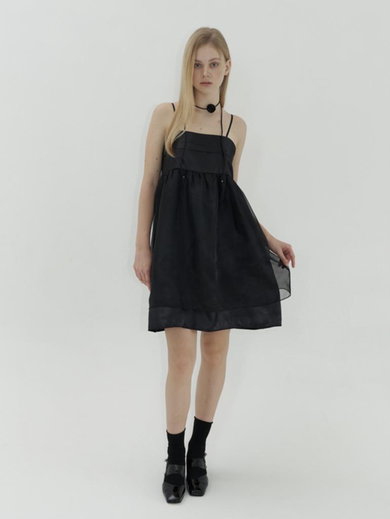Kinder Baby Satin Oganza Layered Dress