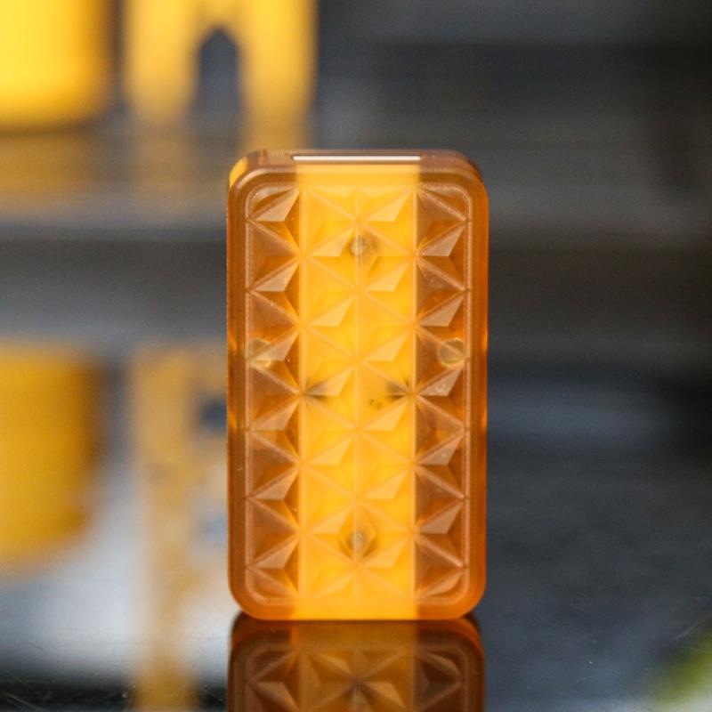 Fan Xing PEI Двусторонний толкающий слайдер-фиджет Игрушка-фиджет Декомпрессионная EDC Тактильная монета Механический слайдер для взрослых (тефлон)