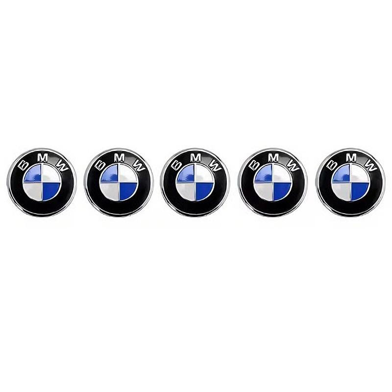 JYPK6 BMW Car Remote Key Emblem Sticker Aluminum Keys Decoration Decal For BMW M E46 E90 E60 F30 F10 E39 E36 F20 G30 G20 E87 E92 X1 X2