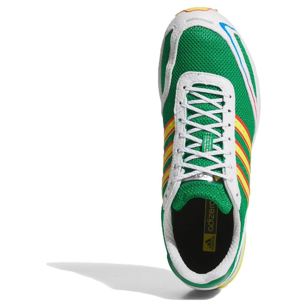 adidas Унисекс кроссовки Adizero Adios OG Зеленый Ярко-Красный Облачно-Белый JI0494
