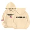 Children's Fashion Hooded Long Sleeved Printed Casual Pullover Sweatshirt Top
