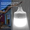 60MM USB Rechargeable Camping Light Bulb 3-color Dimming Waterproof Tent Hanging Light Outdoor Hiking Picnic Fishing Light