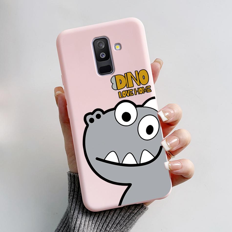 Чехол для Samsung Galaxy A6 Plus A6+ 2018 SM-A605F Силиконовый чехол Милый Мультяшный Медведь Мягкий Funda Для Samsung A6 2018 A6Plus Бампер