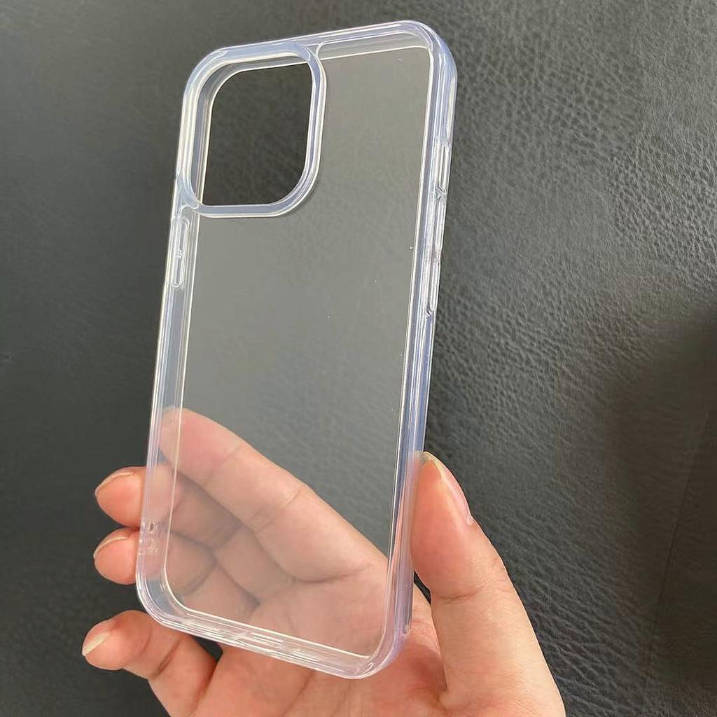 Рифленый чехол для телефона подходит для 16 смоляного кремового геля, специальная прозрачная оболочка Apple 15, цветной край, два в одном 8