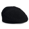 Women Solid Color Knitted Berets Autumn Spring Hollow Out Breathable Beanie Cap Female Girl Fashion Artist Painter Newsboy Cap