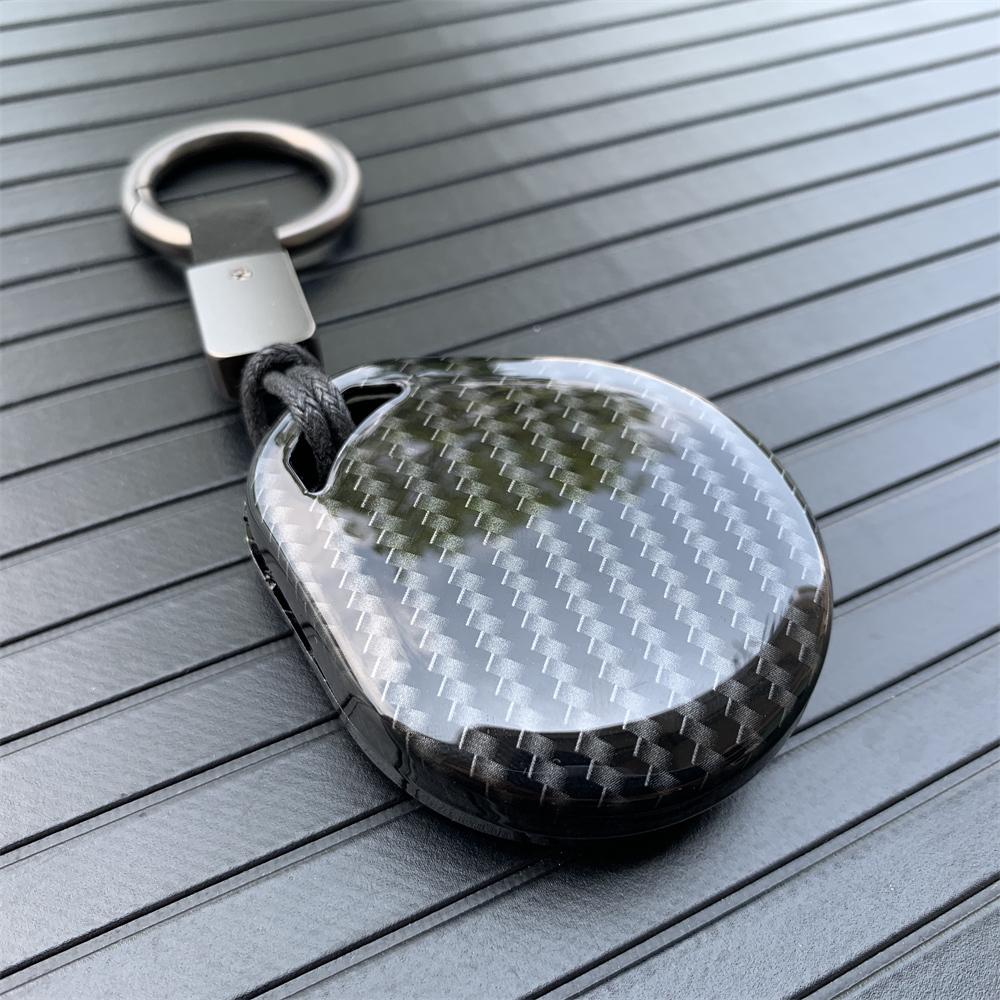 Покраска под карбоновое волокно Корпус-крышка для пульта дистанционного ключа Держатель брелока+Брелок для Harley X48 883 1200 Street Glide