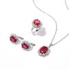 Zircon Jewelry Set for Womens Daily Commuting Jewelry Set High Quality Version