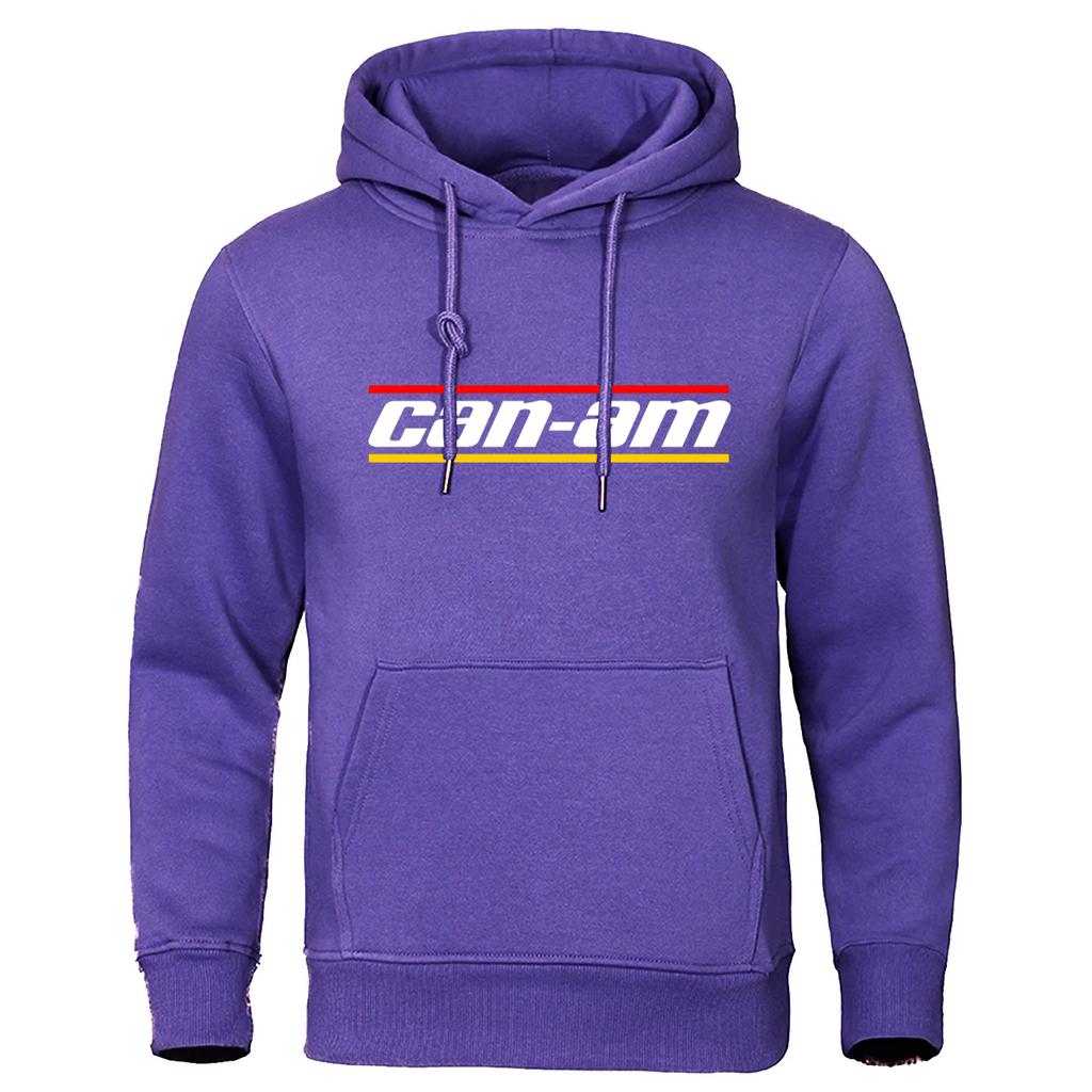 2025 Can Am Motorcycle New Spring and Autumn Hooded Sweatshirts Men's Hoodie Cardigan Solid Color Classic Jacket Clothing Tops