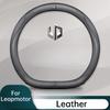Кожаный чехол на руль автомобиля для Leapmotor T03 C11 C01, противоскользящий, дышащий, защитный чехол, автомобильные аксессуары