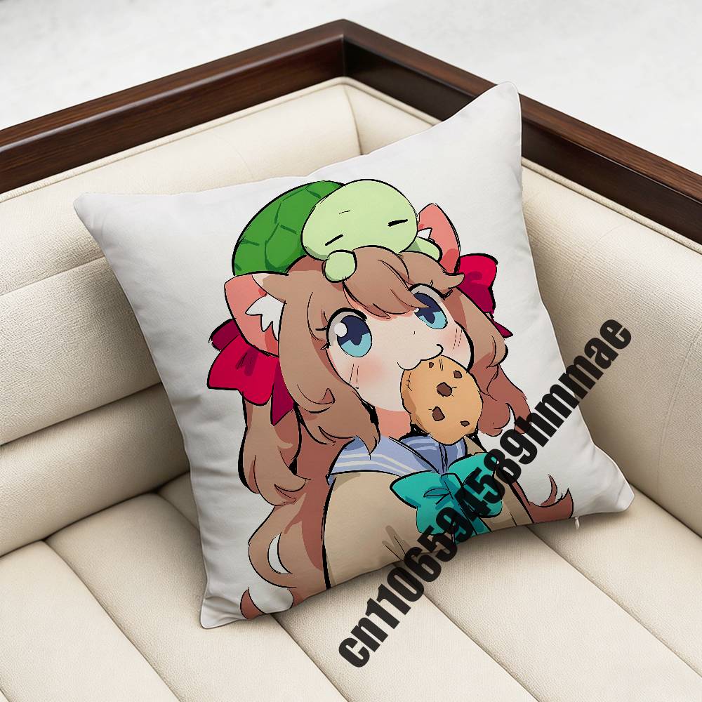 For Neuro Sama Vtuber Throw Pillow Case Sham 45X45Cm 35X35Cm Square Bedroom Pillowcase Cushion Cover