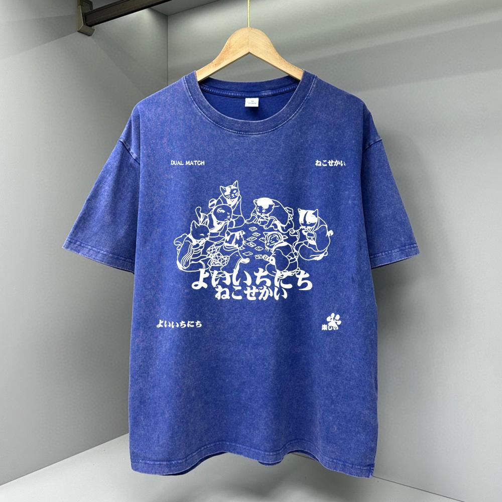 It'S Like A New Year American Retro Fun Men T-Shirts Cotton Oversized Short Sleeve Shirt Loose T-Shirt Tops