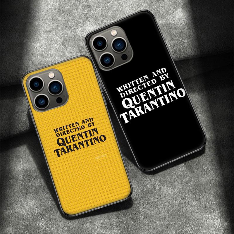Чехол для телефона «Написано и снято Квентином Тарантино» для Apple Iphone 16 15 Plus 13 12 Mini 16E 11 14 Pro Max X XS XR 8 7 SE 202