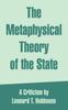 Книга The Metaphysical Theory of the State
