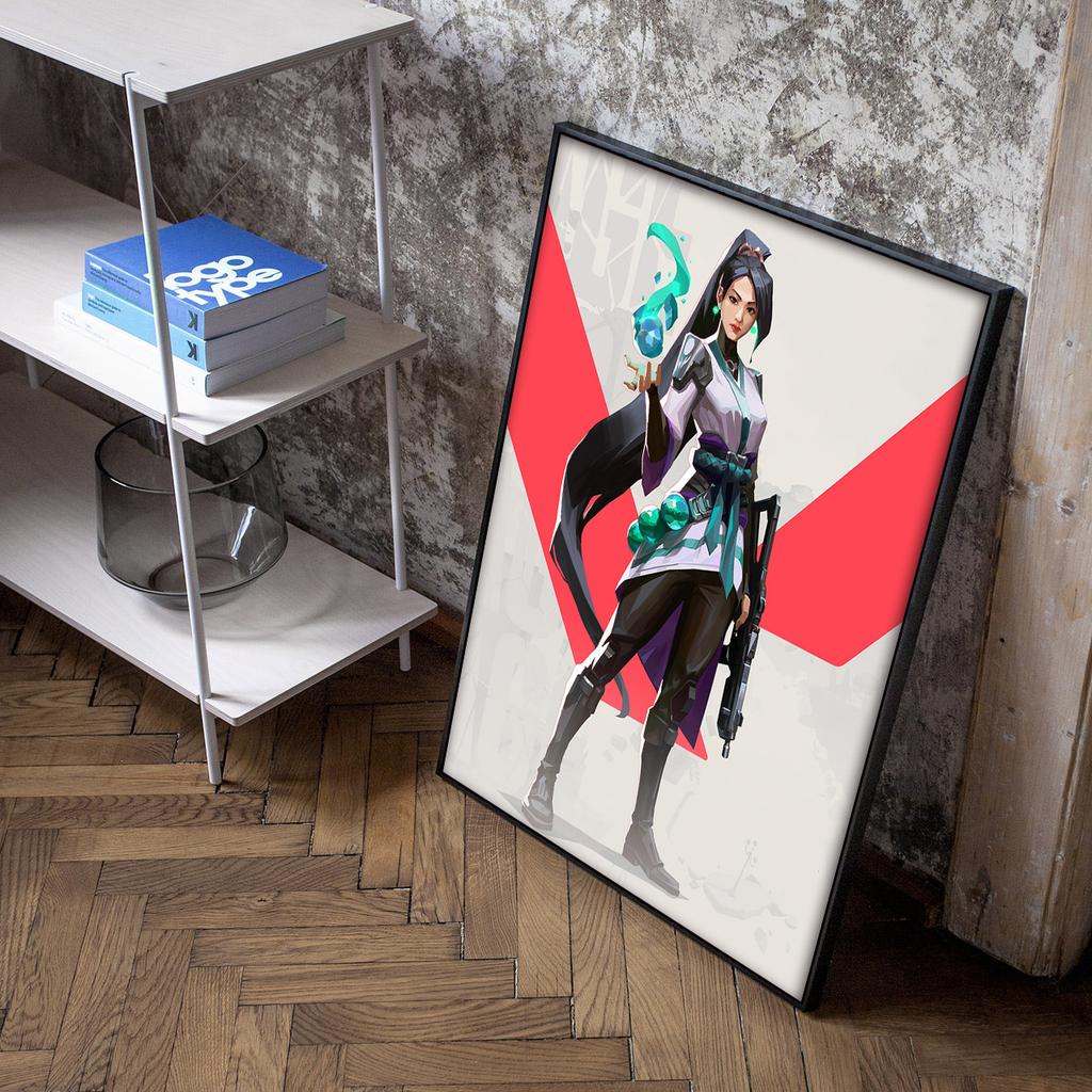 Классические видеоигры Valorant, персонажи аниме, фотографии для гостиной, домашний декор, холст, картина, печать, постеры, подарок