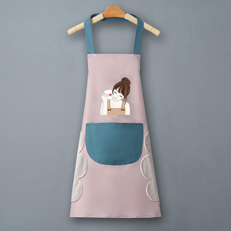 Водонепроницаемый и маслостойкий ПВХ фартук с логотипом и поясным ремнем для кухни и общественного питания