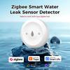 Умный датчик протечки воды Tuya ZigBee 3.0 Датчик затопления и протечки Сигнализация Удаленный мониторинг через приложение Затопление Перелив для кухни Ванной комнаты
