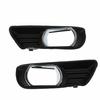 New 2Pcs Front Bumper Fog DRL Lamp Hole Cover Trim For Toyota Camry 2007 2008 2009